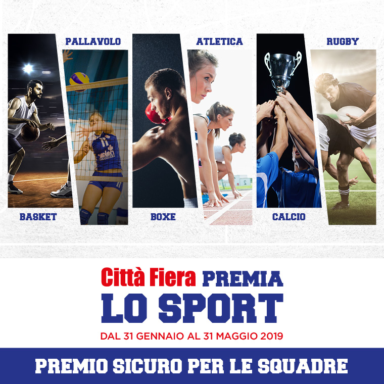 Consegna gli scontrini entro il 20 giugno - "Città Fiera premia lo Sport"